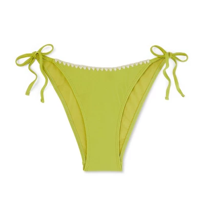 Women's Crochet Trim Side-Tie High Leg Extra Cheeky Bikini Bottom - Wild Fable™ Green Women's Crochet Trim Side-Tie High Leg Extra Cheeky Bikini Bottom - Wild Fable™ Green -Wild Fable Shop GUEST 78e8218d 42a3 4b95 af6d 809a1c722889