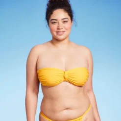 Women's Knot-Front Bandeau Bikini Top - Wild Fable™ Yellow -Wild Fable Shop GUEST 79082055 08e7 436f 874a 9cad80e227e4