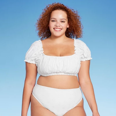 Women's Puff Sleeve Eyelette Bralette Bikini Top - Wild Fable™ White Women's Puff Sleeve Eyelette Bralette Bikini Top - Wild Fable™ White -Wild Fable Shop GUEST 79425e88 3d3e 4ccd aeb1 63c8f7fa5690
