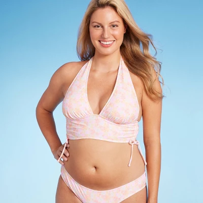 Women's Cinch Side Longline Halter Bikini Top - Wild Fable™ Multi Floral Print Women's Cinch Side Longline Halter Bikini Top - Wild Fable™ Multi Floral Print -Wild Fable Shop GUEST 7e310a26 a376 4489 8733 0755d60647c1