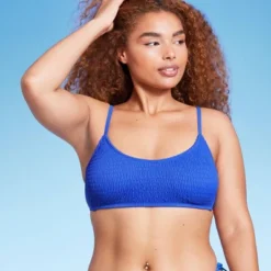 Women's Smocked Bralette Bikini Top - Wild Fable™ -Wild Fable Shop GUEST 7e3481c5 7efb 43ce b1de b65522552256