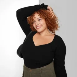 Women's Long Sleeve Sweetheart Neck Seamless Shirt - Wild Fable™ 2 Women's Long Sleeve Sweetheart Neck Seamless Shirt - Wild Fable™ -Wild Fable Shop GUEST 82a6024a acd4 442a 929f d3167c0a4fbb