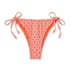 Women's Ultra High Leg Adjustable Coverage Bikini Bottom - Wild Fable™ Orange Tile Print -Wild Fable Shop GUEST 82a730ff e623 4f2f a8d5 0dd2792ad1dc