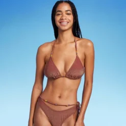 Women's Beaded Strap Triangle Bikini Top - Wild Fable™ -Wild Fable Shop GUEST 82e31591 3d51 4db5 a021 70ed75854694