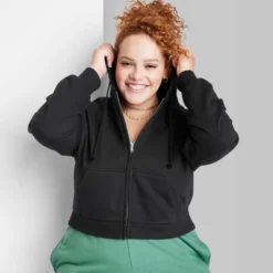 Women's Cropped Zip-Up Hoodie - Wild Fable™ -Wild Fable Shop GUEST 89666829 61be 44a4 a21b 16b8d85d08ad