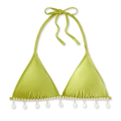 Women's Shell Detail Triangle Bikini Top - Wild Fable™ Green -Wild Fable Shop GUEST 8ce97c71 e6e9 41d0 85a3 c1c93ddfccad