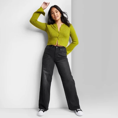 Women's Super-High Rise Wide Leg Baggy Jeans - Wild Fable™ Black Wash Women's Super-High Rise Wide Leg Baggy Jeans - Wild Fable™ Black Wash -Wild Fable Shop GUEST 8e96b43f 6391 4b2a 9388 3e2573defc3b