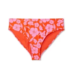 Women's High Leg Extra Cheeky Low-Rise Bikini Bottom - Wild Fable™ Orange/Pink Tropical Print -Wild Fable Shop GUEST 8efded8f 6ab1 4acd 9f33 9272e8b22c8e