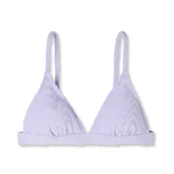 Women's Wavy Terry Textured Triangle Bikini Top - Wild Fable™ Lilac Purple -Wild Fable Shop GUEST 8ffec605 35e6 40ff b4ef 42cee51458bc