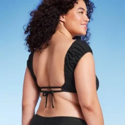 Women's Cap Sleeve Smocked Bralette Bikini Top - Wild Fable™ -Wild Fable Shop GUEST 9348d823 5432 484f 8f2c b0ff17b82845