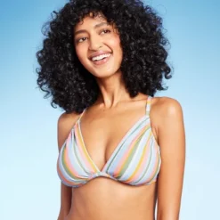 Women's Underwire Bikini Top - Wild Fable™ Multi Lurex Striped -Wild Fable Shop GUEST 941b837c 2f2f 4f45 bc81 f0c82d98318a