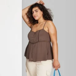 Women's Lace Trim Babydoll Cami - Wild Fable™ -Wild Fable Shop GUEST 95acf9d7 6b64 4bd2 b2da 8a69d298e210