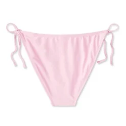 Women's Side-Tie Scoop Front High Leg Cheeky Bikini Bottom - Wild Fable™ Light Pink Lurex -Wild Fable Shop GUEST 972172d5 9e80 44dc 8857 f20fde6acd2b