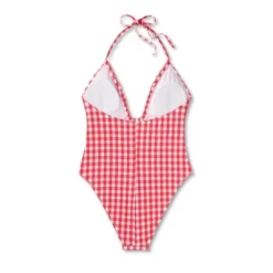 Women's Keyhole Cross Front Halter Ultra High Leg Cheeky One Piece Swimsuit - Wild Fable™ Red -Wild Fable Shop GUEST 97b444e8 b2de 4bc3 8f5e b1536d1f67ab