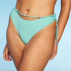 Women's Beaded Side-Tie Extra Cheeky Extra High Leg Bikini Bottom - Wild Fable™ -Wild Fable Shop GUEST 98fd8e57 3075 48cd b002 3246721bd43f