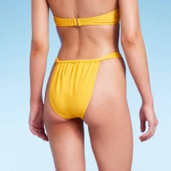 Women's Scarf Side Adjustable Coverage Bikini Bottom - Wild Fable™ Yellow -Wild Fable Shop GUEST 9901de67 5eb6 4b58 bb98 6f2a967b731f