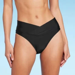 Women's Crossover High Leg Cheeky Mid-Rise Bikini Bottom - Wild Fable™ -Wild Fable Shop GUEST 99b2e8fd d706 4e31 b657 616fa2c2b3f7