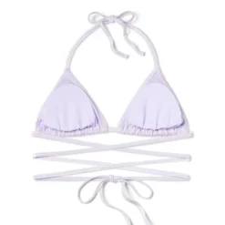 Women's Extreme Wrap Triangle Bikini Top - Wild Fable™ Light Purple Iridescent -Wild Fable Shop GUEST 99b4b36d 6766 44d4 8ac1 8708c7541281