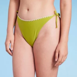 Women's Crochet Trim Side-Tie High Leg Extra Cheeky Bikini Bottom - Wild Fable™ Green 2 Women's Crochet Trim Side-Tie High Leg Extra Cheeky Bikini Bottom - Wild Fable™ Green -Wild Fable Shop GUEST 9bf3687c fd5b 4e33 ba84 f1350e21a784