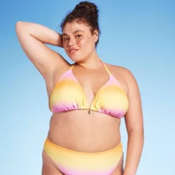 Women's Triangle Bikini Top With Shell Charm - Wild Fable™ -Wild Fable Shop GUEST a2d169ca ee7e 4394 815d fa311c885912