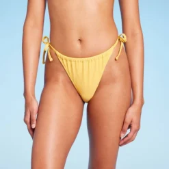 Women's Side-Tie Ultra High Leg Adjustable Coverage Bikini Bottom - Wild Fable™ Yellow -Wild Fable Shop GUEST a3f2911b 4a02 405c b2e7 57f592422947