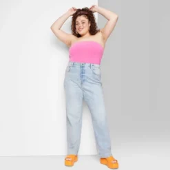 Women's Super-High Rise Distressed Straight Jeans - Wild Fable™ Light Wash -Wild Fable Shop GUEST a54007a5 e913 496f 9b1f d4ca567c83b3