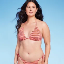 Women's Ribbed Triangle Bikini Top - Wild Fable™ Geo Print -Wild Fable Shop GUEST a55f9ea8 e2a0 4c9e 81b7 881986f11a90