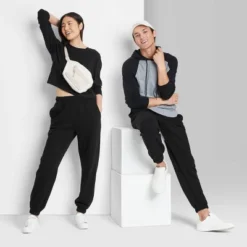 Women's High-Rise Fleece Sweatpants - Wild Fable™ -Wild Fable Shop GUEST a8bfe3f5 b70e 4523 8f20 4b8c341bbd9c