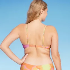 Women's Bralette Bikini Top - Wild Fable™ Pink/Orange/Yellow Tie-Dye -Wild Fable Shop GUEST a936ec64 98f4 4c23 982b f5234f17ce58