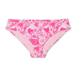 Women's Cheeky Bikini Bottom - Wild Fable™ Pink Heart Print -Wild Fable Shop GUEST adaa046c 9855 4617 8684 f6260cc44412