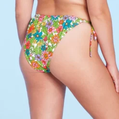 Women's Side-Tie Adjustable Coverage Ultra High Leg Bikini Bottom - Wild Fable™ Floral Print -Wild Fable Shop GUEST b02a0c74 e324 4a43 8863 0cc7589d5637