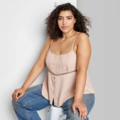 Women's Lace Trim Babydoll Cami - Wild Fable™ -Wild Fable Shop GUEST b31ddc4c 5679 4166 a22a 8176eda16920