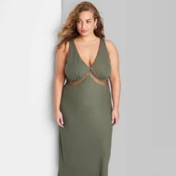 Women's Lace Detail Slip Midi Dress - Wild Fable™ -Wild Fable Shop GUEST b3651f3d 96ef 4ab7 b9a2 3bdcef7beb46