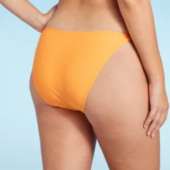 Women's Extra Cheeky Extra High Leg Crochet Bikini Bottom - Wild Fable™ Multi Orange Striped -Wild Fable Shop GUEST b373d6fd 8147 4878 9cb1 fac55a7f20db