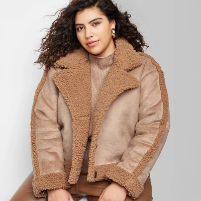Women's Faux Shearling Jacket - Wild Fable™ Women's Faux Shearling Jacket - Wild Fable™ -Wild Fable Shop GUEST b4a14fe5 b674 4b20 9e0a f8cd8a91271c