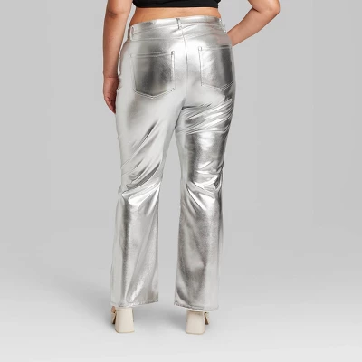 Women's High-Rise Metallic Flare Pants - Wild Fable™ Women's High-Rise Metallic Flare Pants - Wild Fable™ -Wild Fable Shop GUEST b4ce180b 3017 4233 b478 d6d86afeda3c