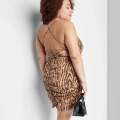 Women's Lace-Up Back Satin Mini Bodycon Dress - Wild Fable™ 4 Women's Lace-Up Back Satin Mini Bodycon Dress - Wild Fable™ -Wild Fable Shop GUEST c08c3923 49ef 4ef9 81c4 7540aec24663