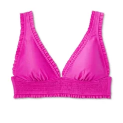 Women's Smocked Detail Longline Bikini Top - Wild Fable™ Purple -Wild Fable Shop GUEST c419b826 f91b 4384 ae1b 1244ec614f5f