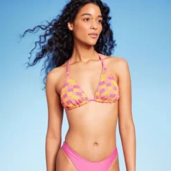 Women's Space Dye Crochete Triangle Bikini Top - Wild Fable™ Orange/Magenta 6 Women's Space Dye Crochete Triangle Bikini Top - Wild Fable™ Orange/Magenta -Wild Fable Shop GUEST c593c657 1607 4e0e bb41 5b336b5f14fb