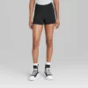 Women's High-Rise Shortie Bike Shorts - Wild Fable™
