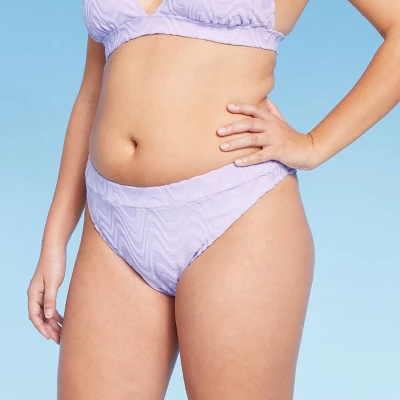 Women's Wavy Terry Textured Mid-Waist Ultra High Leg Cheeky Bikini Bottom - Wild Fable™ Lilac Purple Women's Wavy Terry Textured Mid-Waist Ultra High Leg Cheeky Bikini Bottom - Wild Fable™ Lilac Purple -Wild Fable Shop GUEST c90e0b1a 7fff 4533 912f 07df8cc1b936