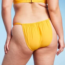 Women's Scarf Side Adjustable Coverage Bikini Bottom - Wild Fable™ Yellow -Wild Fable Shop GUEST cc54eec2 bd8d 413c 8393 ec32899df003