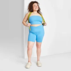 Women's High-Rise Polyester Bike Shorts - Wild Fable™ -Wild Fable Shop GUEST ccc5cfc3 2eaa 49d8 85c3 4827dd713ac1