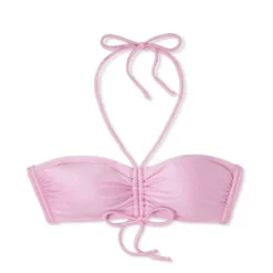 Women's Cinch-Front Halter Bandeau Bikini Top - Wild Fable™ Shiny Pink 4 Women's Cinch-Front Halter Bandeau Bikini Top - Wild Fable™ Shiny Pink -Wild Fable Shop GUEST ce37c3ae 1db6 4f8f 9922 352047f61c5e