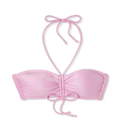 Women's Cinch-Front Halter Bandeau Bikini Top - Wild Fable™ Shiny Pink Women's Cinch-Front Halter Bandeau Bikini Top - Wild Fable™ Shiny Pink -Wild Fable Shop GUEST ce37c3ae 1db6 4f8f 9922 352047f61c5e
