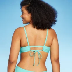 Women's Ruched Drawstring Front Bralette Bikini Top - Wild Fable™ -Wild Fable Shop GUEST d0b657f5 abd0 4908 b197 561c729c54cd