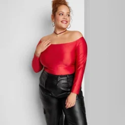 Women's Long Sleeve Off The Shoulder T-Shirt - Wild Fable™ -Wild Fable Shop GUEST d36ab4d2 5979 4fe9 b78c 3df2bf04f2d9