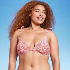 Women's Shoulder Tie Bralette Bikini Top - Wild Fable™ Peach Paisley Print 2 Women's Shoulder Tie Bralette Bikini Top - Wild Fable™ Peach Paisley Print -Wild Fable Shop GUEST d48c23a4 3eac 4455 bcf3 1b1eb0e81c73