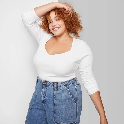 Women's Long Sleeve Sweetheart Neck Seamless Shirt - Wild Fable™ Women's Long Sleeve Sweetheart Neck Seamless Shirt - Wild Fable™ -Wild Fable Shop GUEST d5841338 f6ad 40ab b94e d1c5f30a2f50