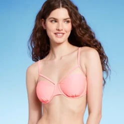 Women's Cut Out Underwire Bikini Top - Wild Fable⢠Pink